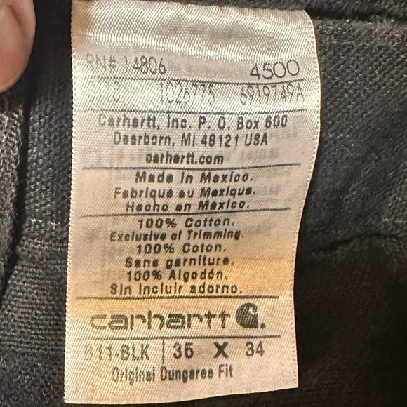 Carhartt Men's Dark Chinos - Picture 6 of 6